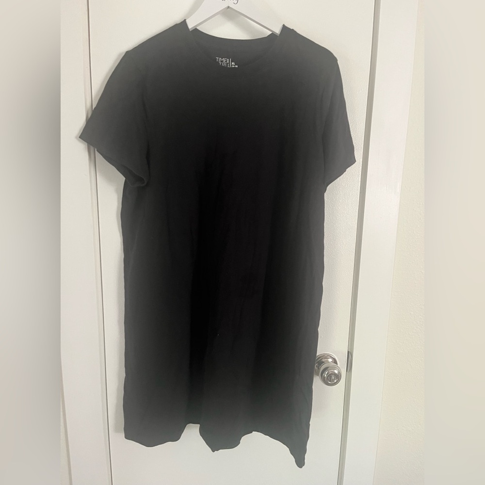 Time and Tru Black Mini Dress